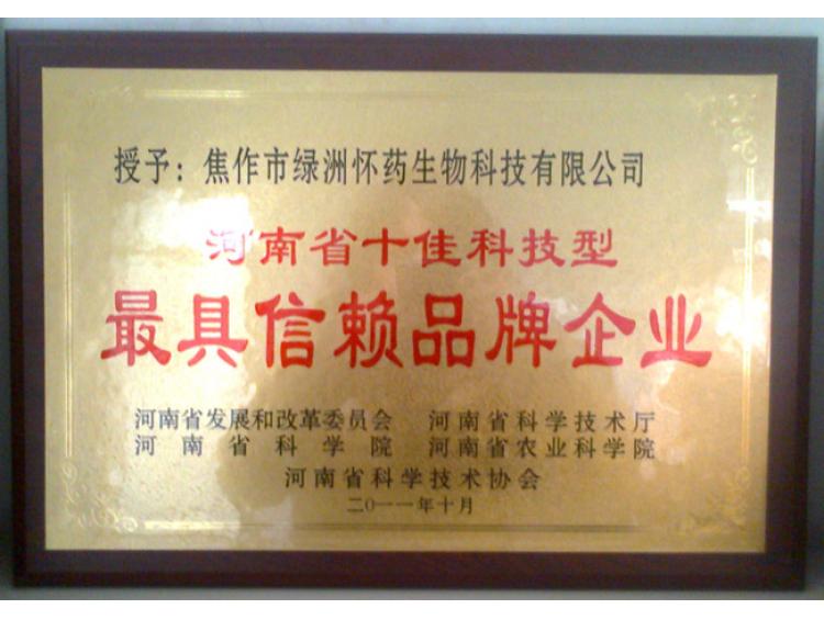 十佳最具品牌企业